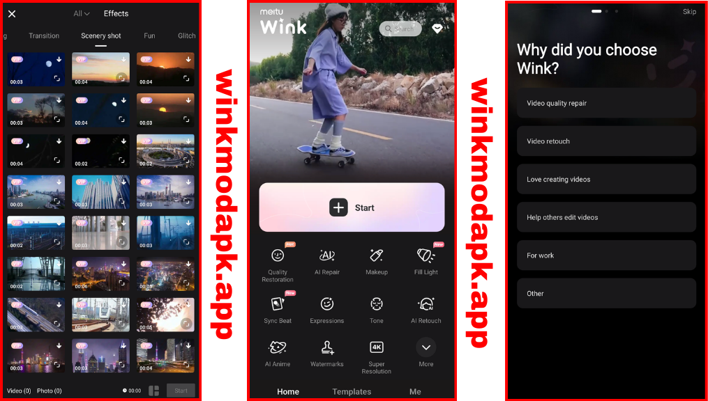 Wink Video Retouching Tool iOS